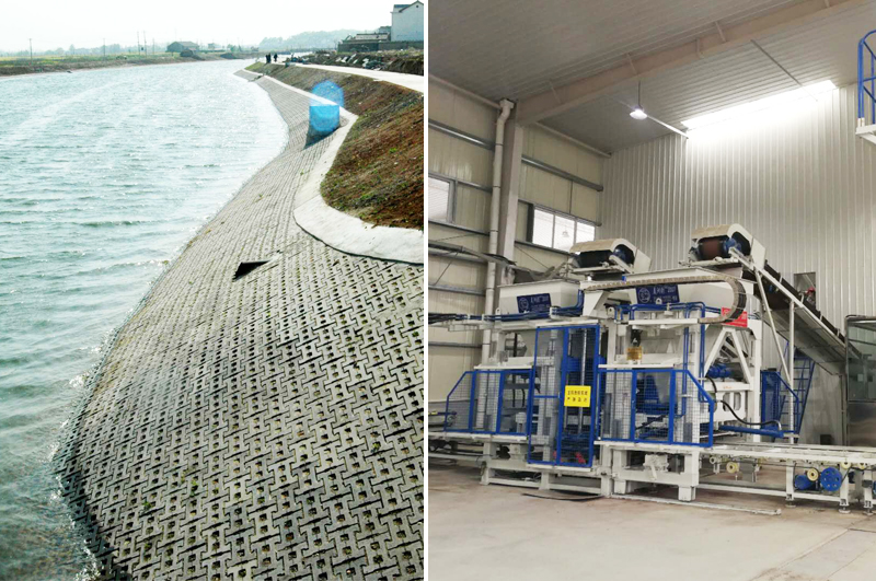 河道護坡磚機廠家分享生態(tài)護坡的重要性