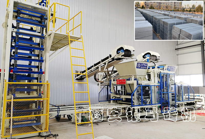 路沿石磚機(jī)生產(chǎn)線：免燒磚機(jī)定制機(jī)型走出國內(nèi)，開拓國際高端市場！