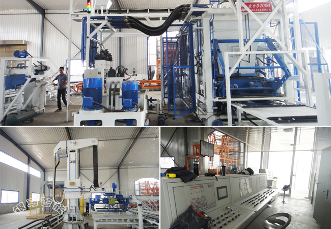 全自動(dòng)免燒磚機(jī)生產(chǎn)線